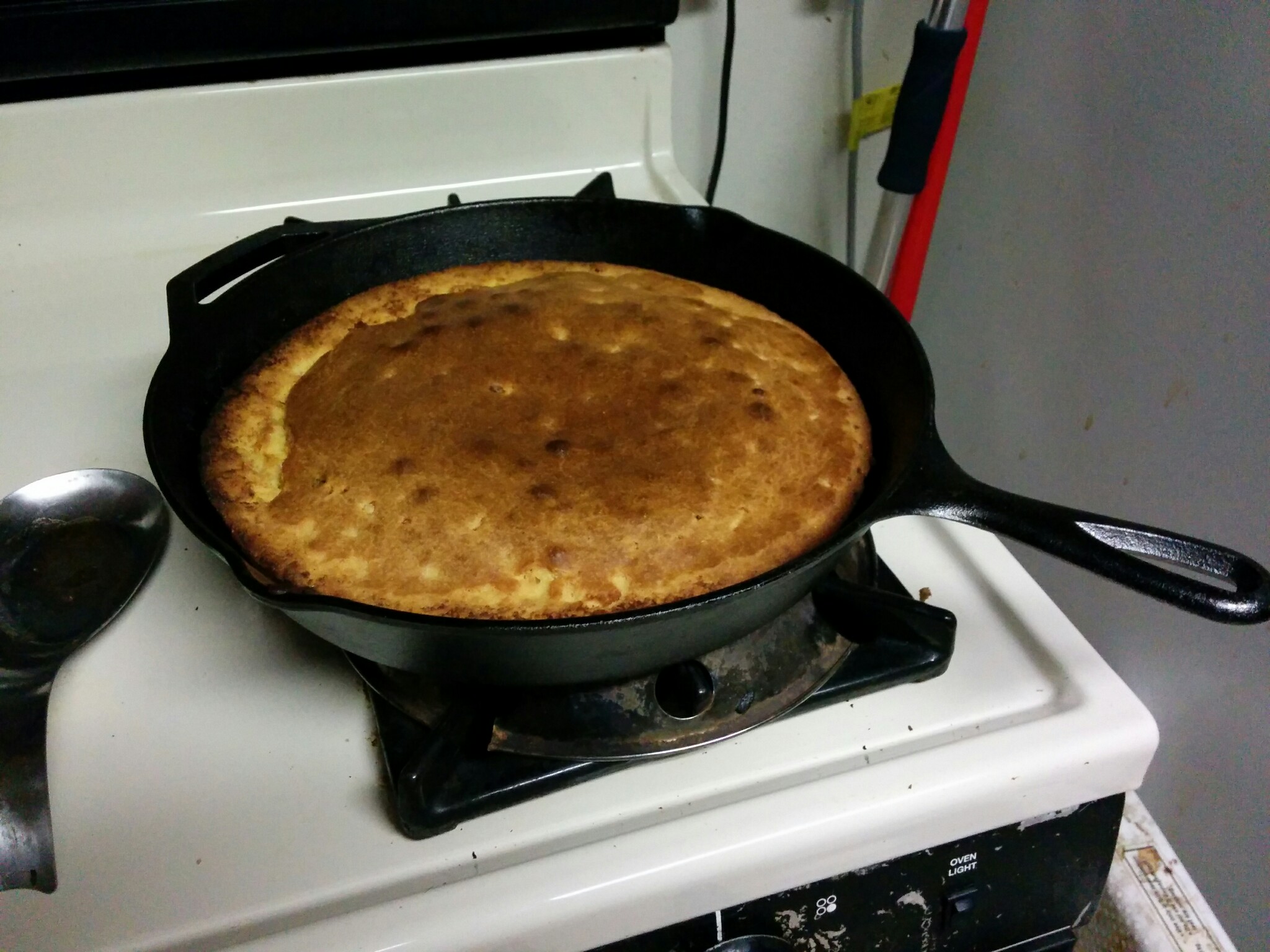 Cast-Iron baked cornbread