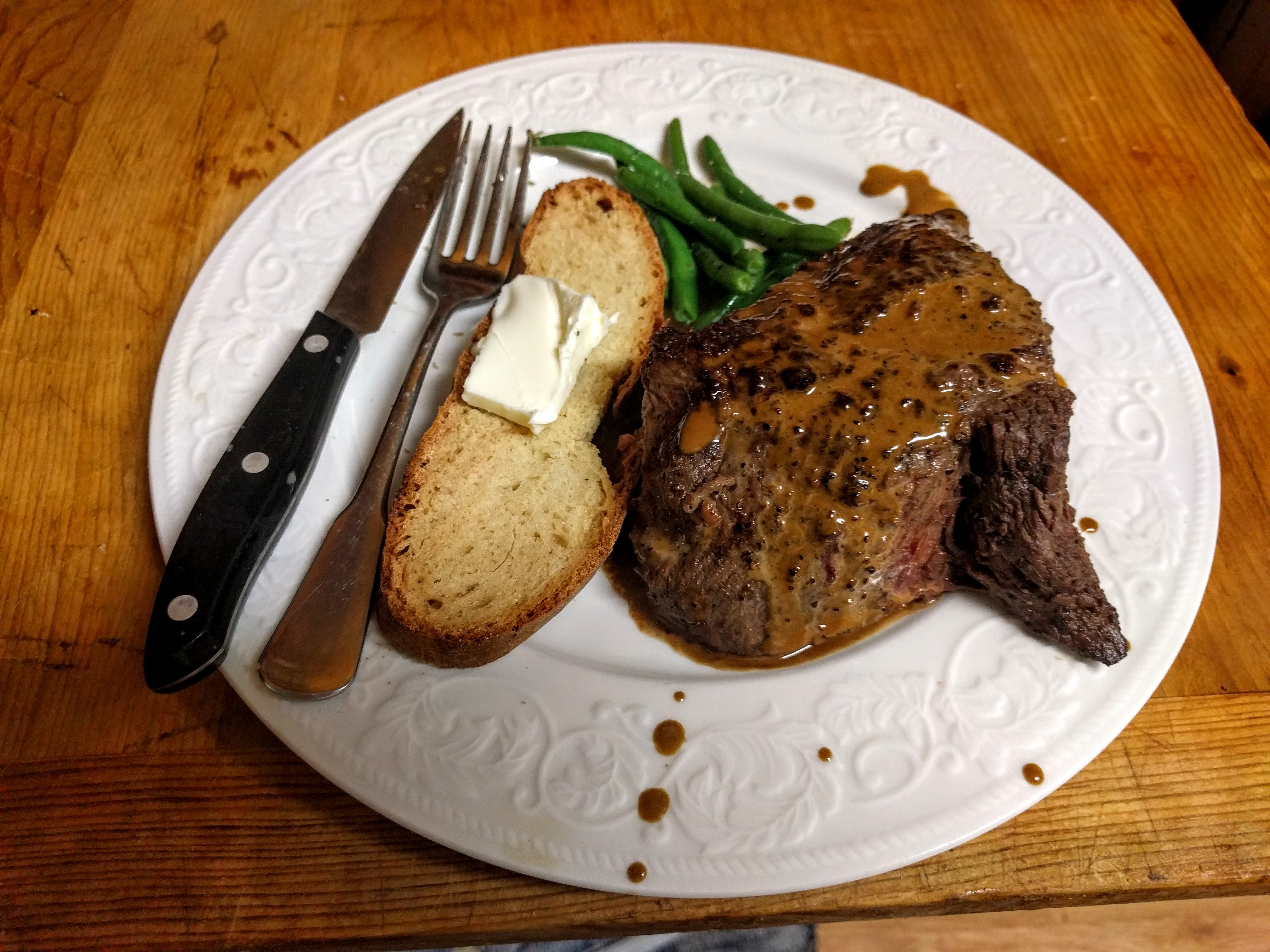 Steak au Poivre (-ish)