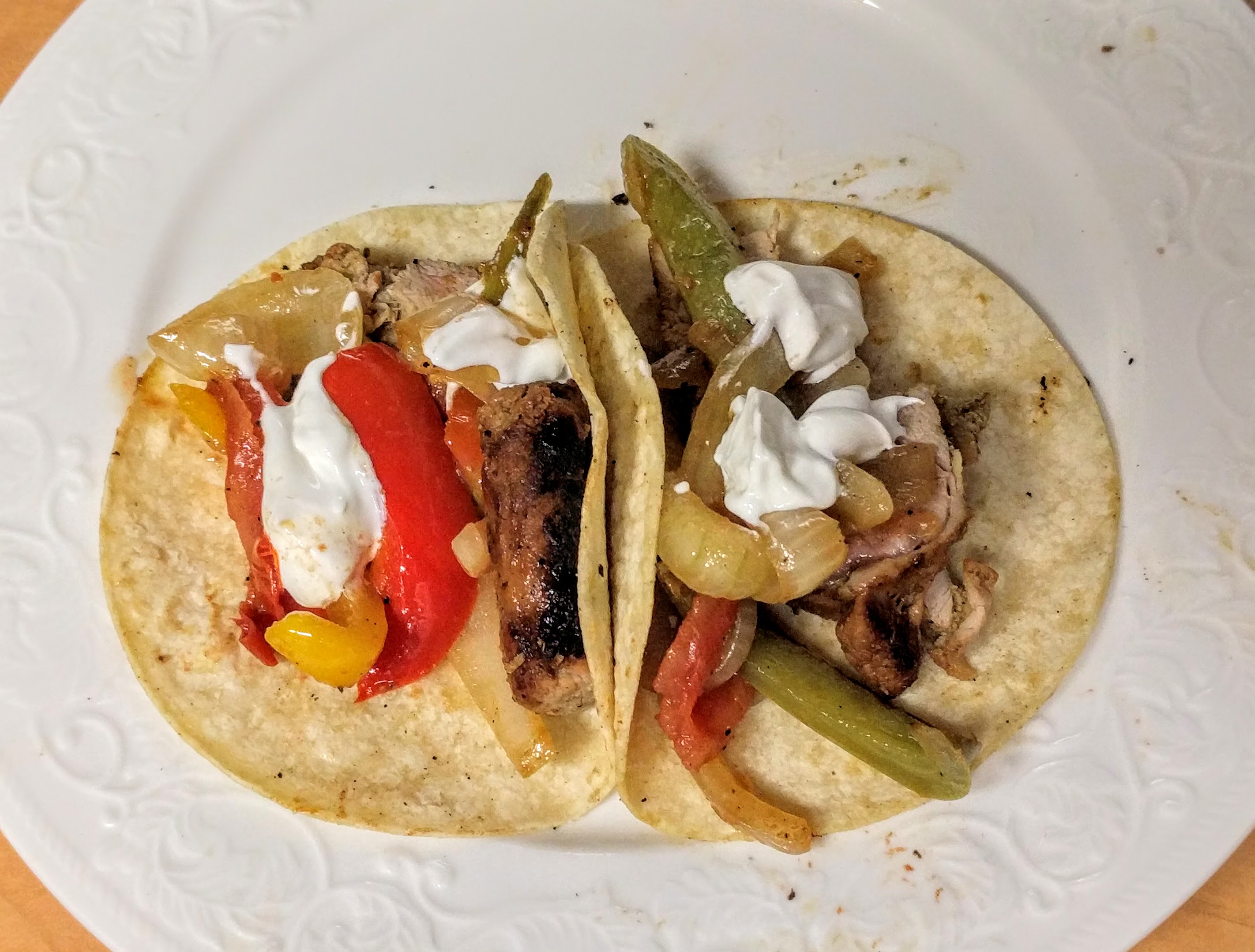 Beer-Marinated Pork Fajitas