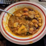 Meat and vegetable soup